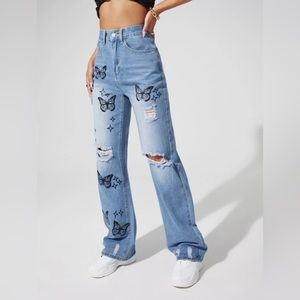 Butterfly jeans